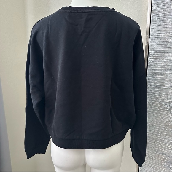 Guess Women’s Logo Cropped Sweatshirt Size XL - Picture 6 of 14